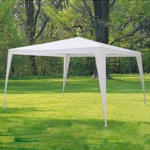 Papillon - Pergola Blanche Amovible, 3x3 mètres