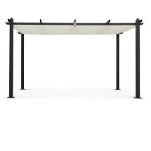 Pergola en aluminium CORDOBA - Ecru - 4 x 3 m