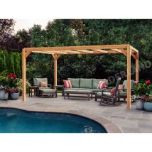Maderland - Pergola en bois autoportante - modèle alicante - 600 x 300 cm