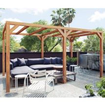 Maderland - Pergola en bois autoportante - modèle fuengirola - 500 x 300 cm