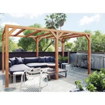 Maderland - Pergola en bois autoportante - modèle fuengirola - 600 x 400 cm