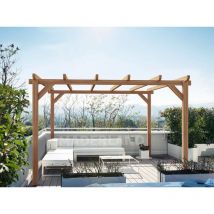 Maderland - Pergola en bois autoportante - modèle sitges - 400 x 300 cm