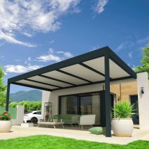 Pergola isotoit MODERN Gris anthracite 5,02x4,00m