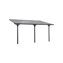 Pergola pavillon de jardin STIFFY gris