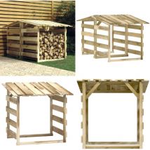 Pergolas avec toits 2 pcs 100x90x100 cm Bois de pin imprégné - pergola - pergolas - Home & Living - Brun