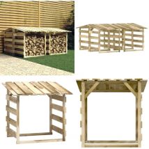 Pergolas avec toits 4 pcs 100x90x100 cm Bois de pin imprégné - pergola - pergolas - Home & Living - Brun