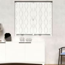 Paire de brise bise 60x120 cm perle, par Soleil d'ocre
