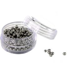 Saveur & Dégustation CMKV70121 Sfere di Pulizia del Decanter, Acciaio Inox, Argento, Taglia Unica