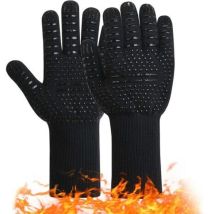 Gants De Barbecue Gants De Four En Silicone Antidérapants Avec Une Température Maximale De 800 ° C.gants Universels Pour Griller Les Fours Et Les 
