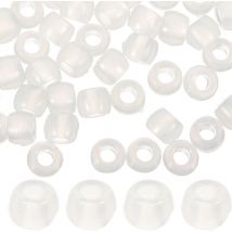 Feiyue - Perles uv 1000 pièces Multi 7 couleurs perles uv en plastique perles transparentes perles de poney réactives aux uv changeant de couleur par