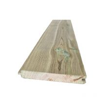 Perlina in legno di pino impregnato da 250 cm, larghezza 15 cm, spessore 2 cm