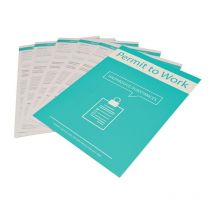 Permit to Work Book - Hazardous Substances, Pack of 10 - Sitesafe