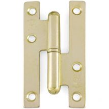 Amig - Charnière en laiton R.403-11Mm gauche - Charnière de porte de passage à lame droite modèle 403 Noeud demi-boule