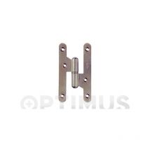 Boltun - pernio cromo mate canto redondo 100 x 55 i 410S - 010101012