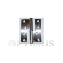 Suministros Jaizkibel - pernio inox canto recto 426/819 100 x 86 x 3 izq - 9615937