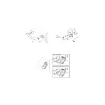 Perno deflettore trattorino modelli 1543H-SD originale stiga 325785473/0