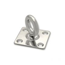 Anillo móvil sobre placa, acero inoxidable