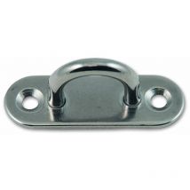 Chapuis - Placas de ojo de cinturón con ganchos, 60 x 20 mm, 410 kg, 2 piezas