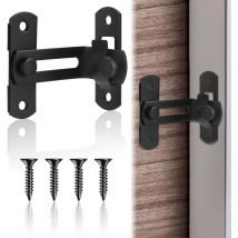 Serbia - Cerradura para puerta corrediza, cerradura para persiana, pestillo para puerta batiente, perno con tornillos para puerta, ventana, armario y