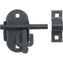 100mm Oval Pad Bolt Black - Perry