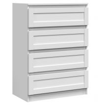 PERRY - 4 drawer chest - Classic style - 70x40x97 cm - Storage furniture