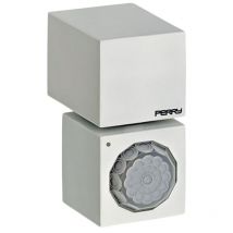Perry - Rilevatore da parete infrarossi cube IP54 colore bianco 1SPSP003B