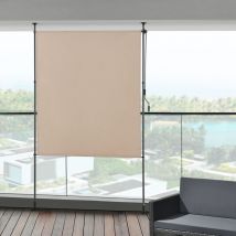 Pro.tec - Persiana enrollable para exteriores Cimarra poliéster 200 x 270 x 310 cm color arena [ ]