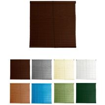 Jardin202 - Persiana de pvc Alicantina con Polea Metálica Persiana Enrollable Estor Enrollable para Ventanas, Puertas, Salón y Cocina 75 x 240 cm