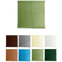 Jardin202 - Persiana de pvc Alicantina con Polea Metálica Persiana Enrollable Estor Enrollable para Ventanas, Puertas, Salón y Cocina 137 x 140 cm
