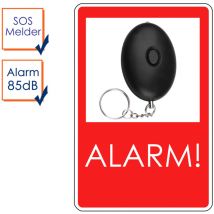 Mini-Taschenalarm Überfallalarm SOS-Notruf Personen-Alarm 85dB