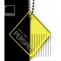 Perspex - Cast Acrylic Sheet 600 x 400 x 3mm Transparent Yellow