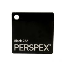 Perspex Cast Acrylic Sheet 600 x 400 x 5mm Solid Black