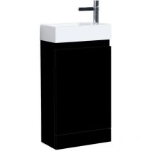 Mobile da bagno Peru 40 x 22 cm Nero opaco - Mobile contenitore