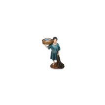 DONTODENT – Pescatore con rete per presepe 12 cm – Resina dipinta a mano – 0,09 kg, 12 cm, 6 cm, 9 cm