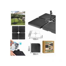 Fornord - peso pie de sombrilla X4 15L - 50 x 50 x 6.5 cm