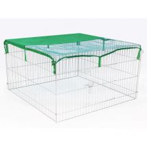 PET Enclos extérieur pour animaux Complete 116x116x65 cm Métal @ PET