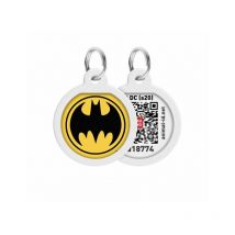Pet id Tag für Hund Katze mit qr Passport Global Suchsystem von verlorenen Haustieren Digital id Hund Tag Batman Logo
