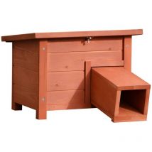 PET Maison pour hérisson bois marron @ PET