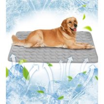 Houhence - Pet Summer Ice Silk Cool Sleeping Pad Pet Sofa Cushion Floor Cushion Dog Ice Cushion Spring and Summer Cat Cooling Pad