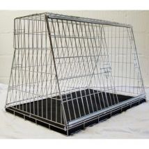 Forest Master - Pet World CDC38 Hatchback Car Dog Cage Crate Pet Travel Guard (97x66x67cm)