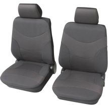 Petex - 23491501 Vesuv Coprisedile 6 scomparti Poliestere Grigio Sedile di guida, Sedile del passeggero