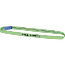 47202213 Imbracatura ad anello Carico di lavoro (WLL)=2 t Verde en 1492-2 din 1492-2 - Petex