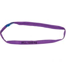 47201224 Rundschlinge Arbeitslast (WLL)=1 t Violett en 1492-1 din 1492-1 - Petex