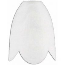 Petit abat-jour en verre monica 9x7,5cm ouverture 3cm