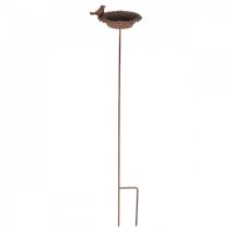 Bain Oiseau À Piquer S - D 13,7 X H 76,5 Cm - Fonte, Métal - Livraison Gratuite