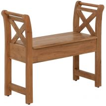Petit banc en bois d'acacia Isolde