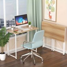 Sifree - Petit bureau pliant,Table d'ordinateur pliante,46x80x74cm Bureau de travail compact pour petits espaces
