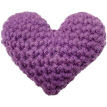 Feiyue - Petit cadeau en forme de cœur crocheté de poche