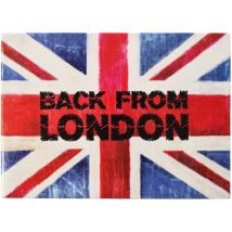 Petit magnet métallique Londres – Statue – Dimensions : 9 x 6.5 cm – BAZOOKA