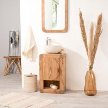 Wanda Collection - Petit meuble de salle de bain ou wc 44cm en teck massif